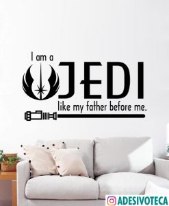 Adesivo Recortado Frase Jedi
