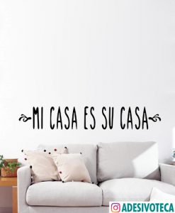 Adesivo Recortado Frase Mi Casa