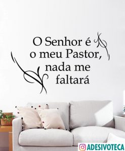 Adesivo Recortado Frase "O Senhor..."