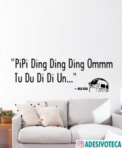 Adesivo Recortado Frase R2D2