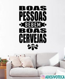 Adesivo Recortado Frase "Boas pessoas.."