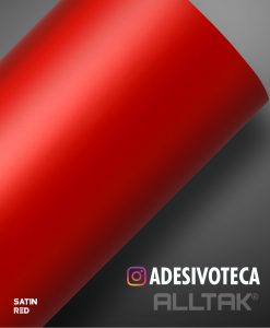Adesivo Satin Vermelho Tuning