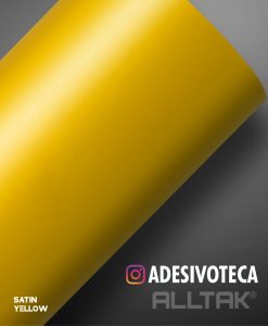 Adesivo Satin Amarelo Tuning