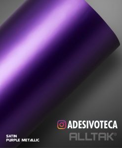 Adesivo Satin Roxo Tuning