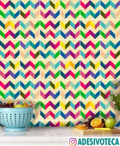 Adesivo Azulejo Chevron 02