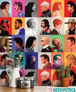 Adesivo de Parede Movies Icons - Alex Solis