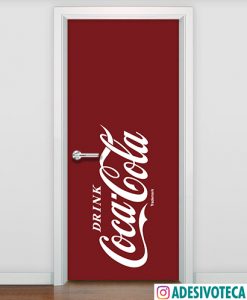 Adesivo de Porta Coca Cola