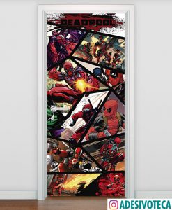 Adesivo de Porta Deadpool