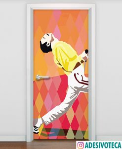 Adesivo de Porta Freddie Mercury
