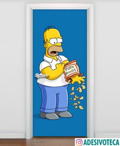 Adesivo de Porta Homer
