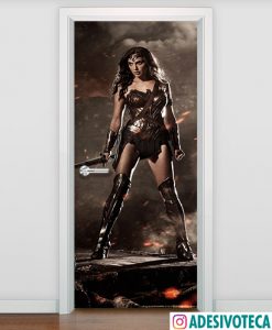 Adesivo de Porta Mulher Maravilha