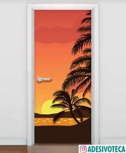 Adesivo de Porta Paisagem