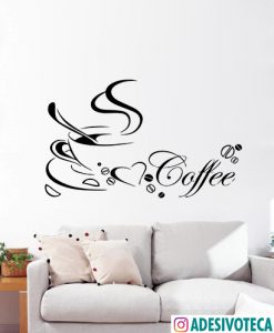 Adesivos Recortado Frase Coffee 02