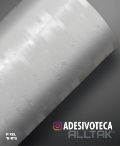 Adesivo Pixel Branco Tuning