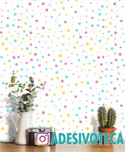 Adesivo Papel de Parede Pingos