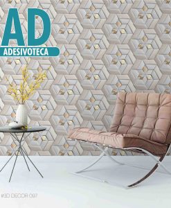 Adesivo de Parede Gesso 3D 112
