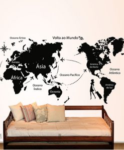 Mapa Mundi Volta ao Mundo